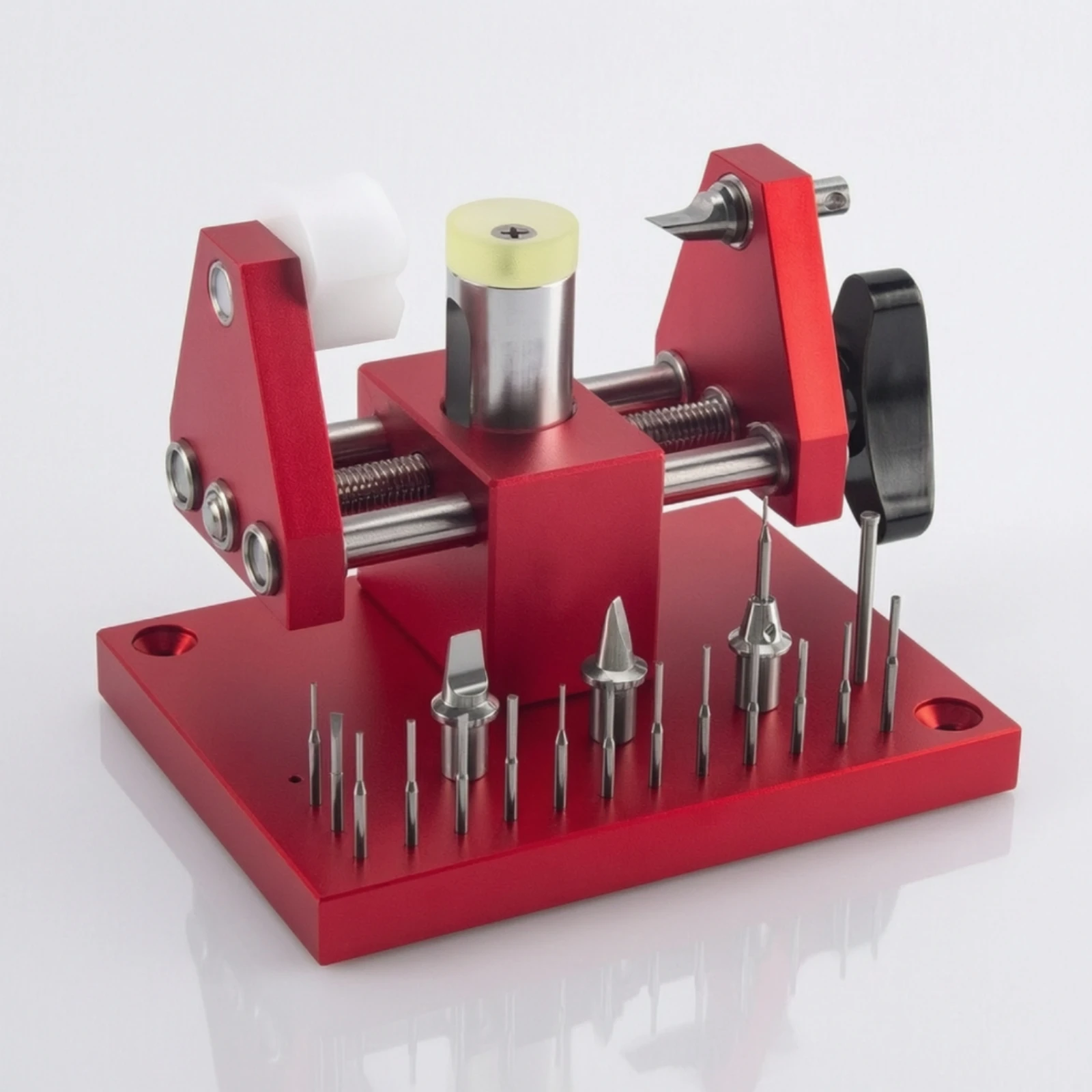 Watch Case Opener Metal Watch Repair Tool with Bits Multifunction Sturdy for Watchmakers, Workshop, Home Maintenance