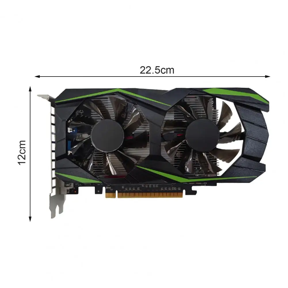 Practical Video Card Wear Resistant Display Card Widely Compatible 4GB Game Playing Graphics Card  Quick-Transmission