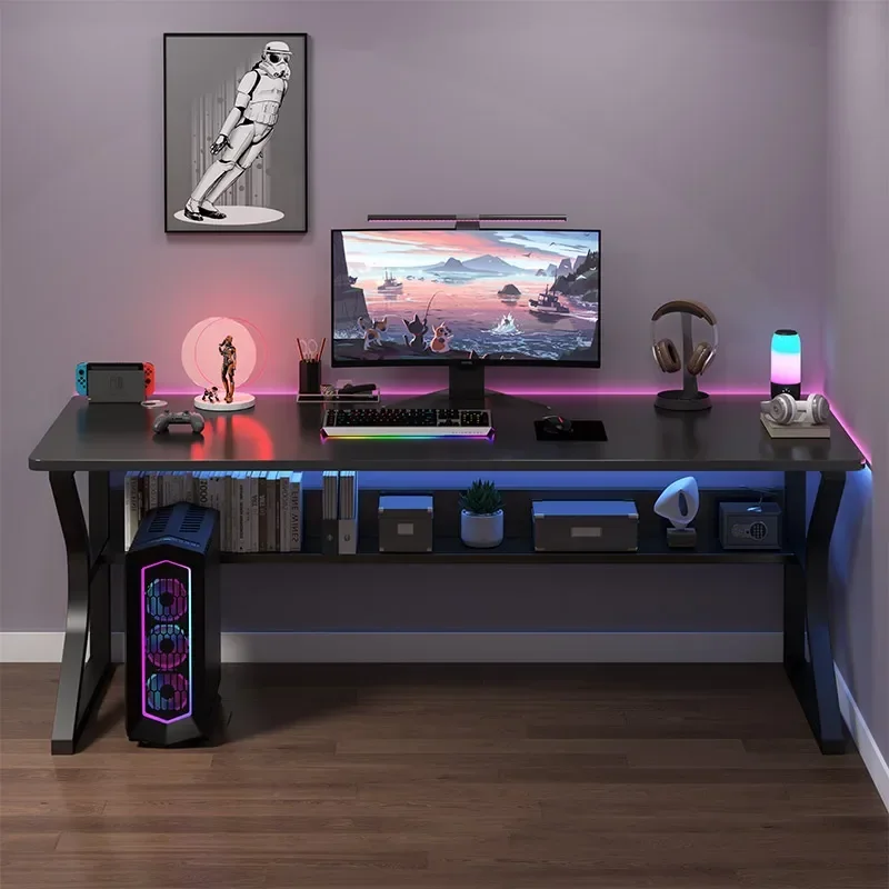 

Office Desk Furniture Executive Professional Gaming Organizer Multifunctional Tables Automatic Work Computer Room Desktop Modern