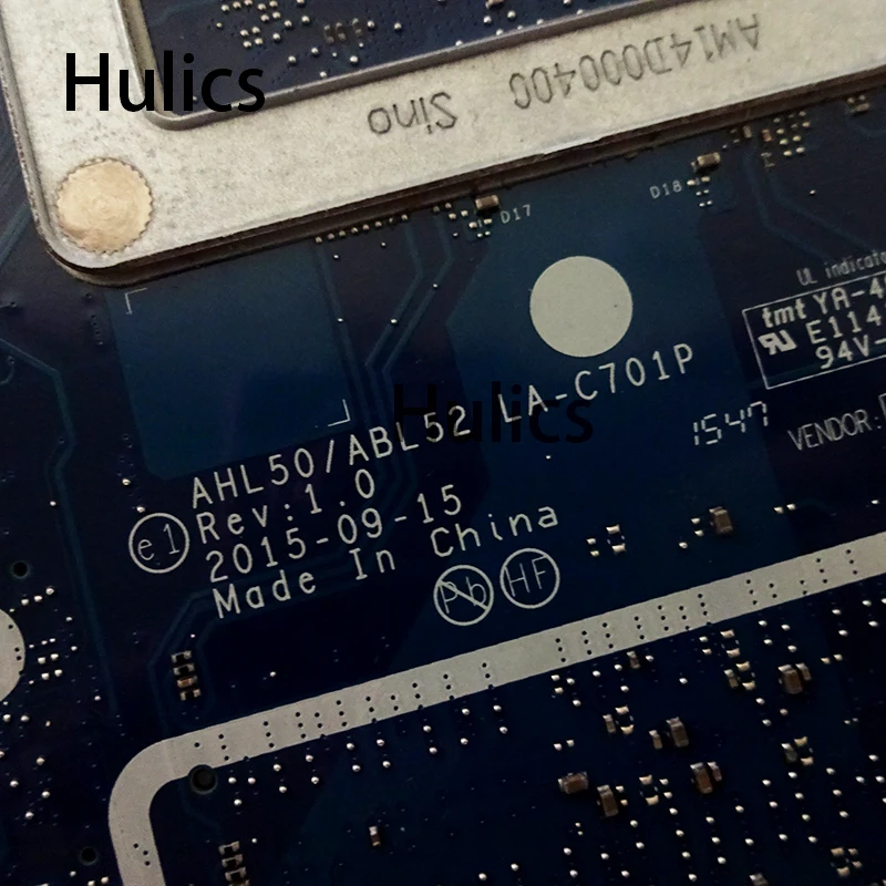 Hulics Usado PARA HP 15-AC 440-G3 440 G3 Motherboard 831803-001 830209-001 AHL50 ABL52 LA-C701P I5-5200U Placa