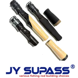 JY SUPASS BMS spining carbon reelseat diy fishing rod building custom fishing rod repair handle set