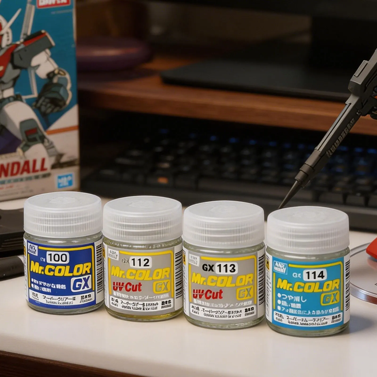 

18 мл GX100 GX112 GX113 GX114 Матовая защитная прозрачная краска на масляной основе для моделей, кукол BJD, пластиковых фигурок, для хобби и DIY, новинка