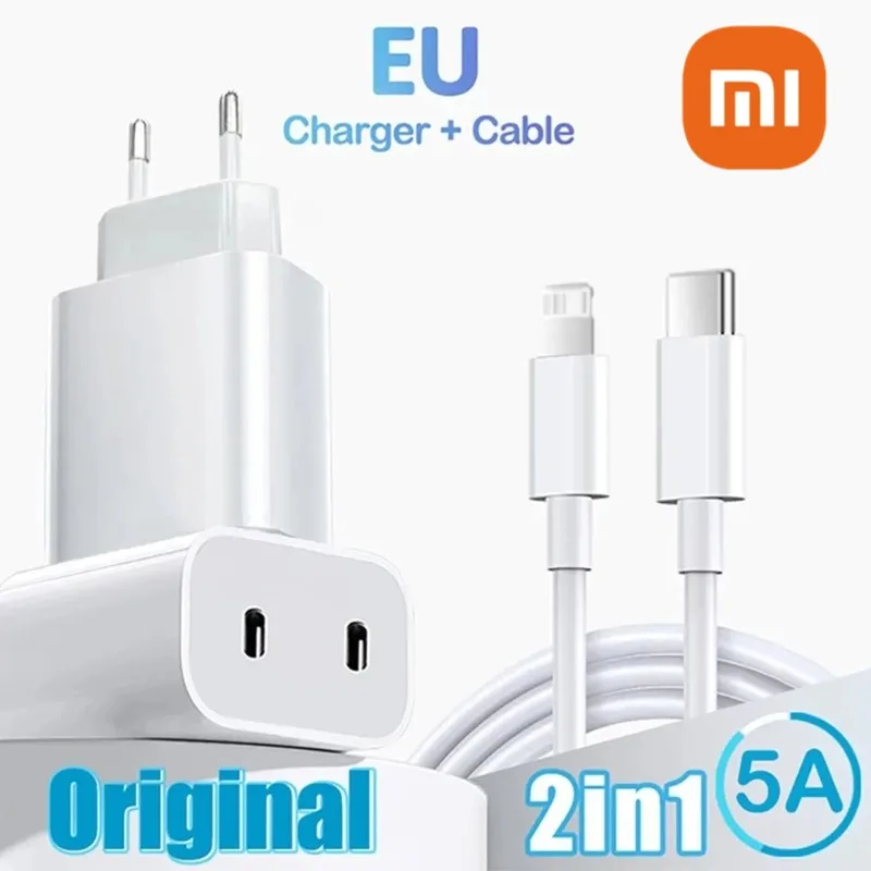 Xiaomi Original Turbo Fast Charger 20W EU/US Plug 6A 1/1.5/2M Type C Cable For Mi 13 12 11 POCO X5 X4 Pro Redmi Note 9 10 11 Pro