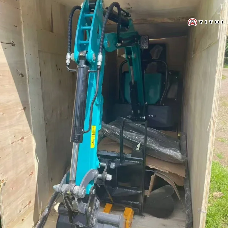 Microescavatore cingolato per piccola escavatore caldo 1 tonnellata Piccolo escavatore agricolo Motore diesel 2 tonnellate Prezzo basso personalizzato