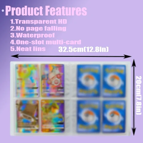 2024 Charizard Hållare Pärm Samlingar Mapp Anime Kortskydd Anteckningsbok för Pokémon Album 240 Styck Kortbok 10 best sales anime pokerspelkort - №10