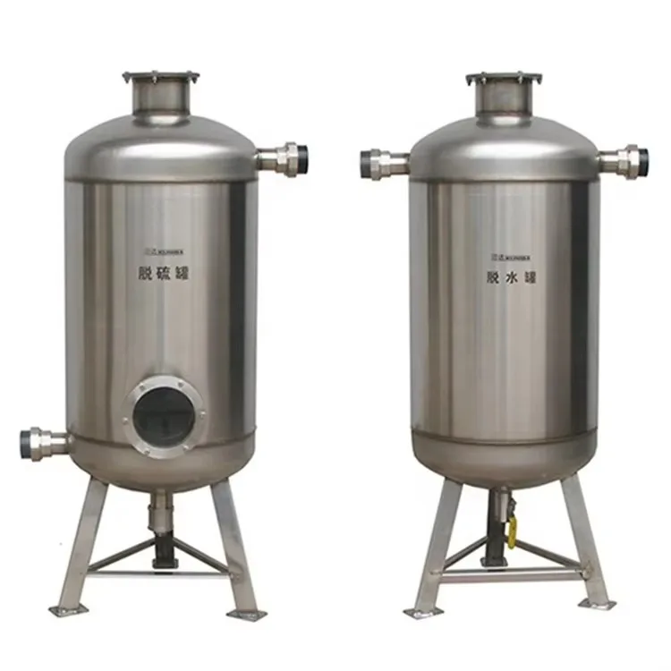 Customizable large-scale biogas purification systems, factory biogas H2S scrubbers, purification equipment, and biogas filters.