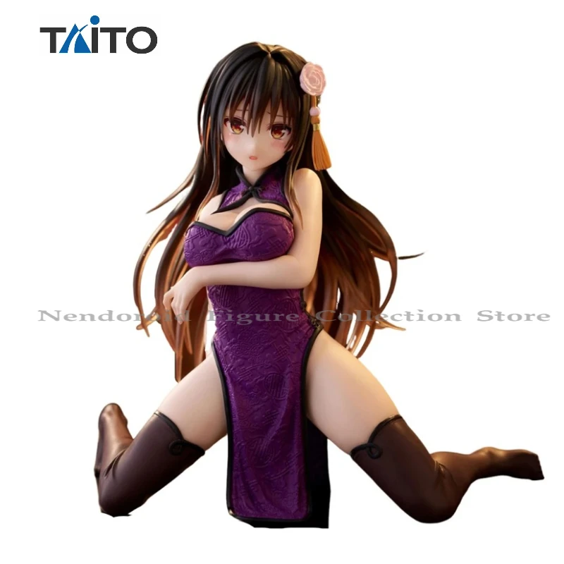 

В наличии TAITO Desktop Cut To LOVEru Darkness Kotegawa Yui Chinese Dress Ver. 13 см кавайная кукла аниме ПВХ модель коллекционные игрушки