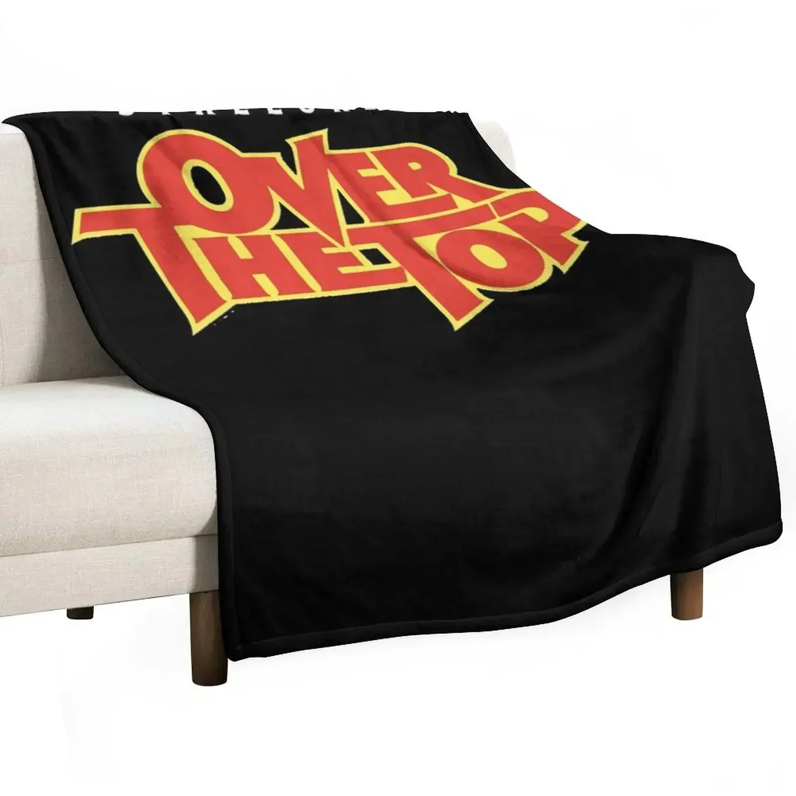 Stallone-Over-The-Top-Classic-T-Shirt Throw Blanket Blankets For Bed Moving Beach blankets and throws Blankets