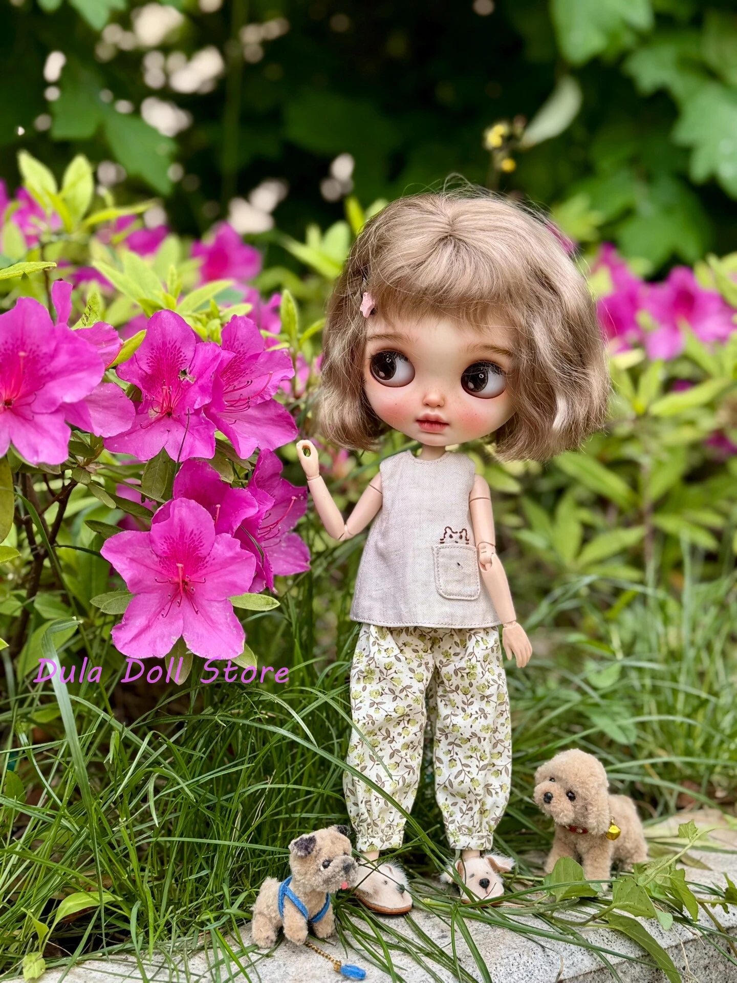 ropa-para-munecas-dula-vestido-para-blythe-landoudou-landazz-ob24-ob22-azone-1-6-top-sin-mangas-con-estampado-floral-y-pantalones-tipo-linterna