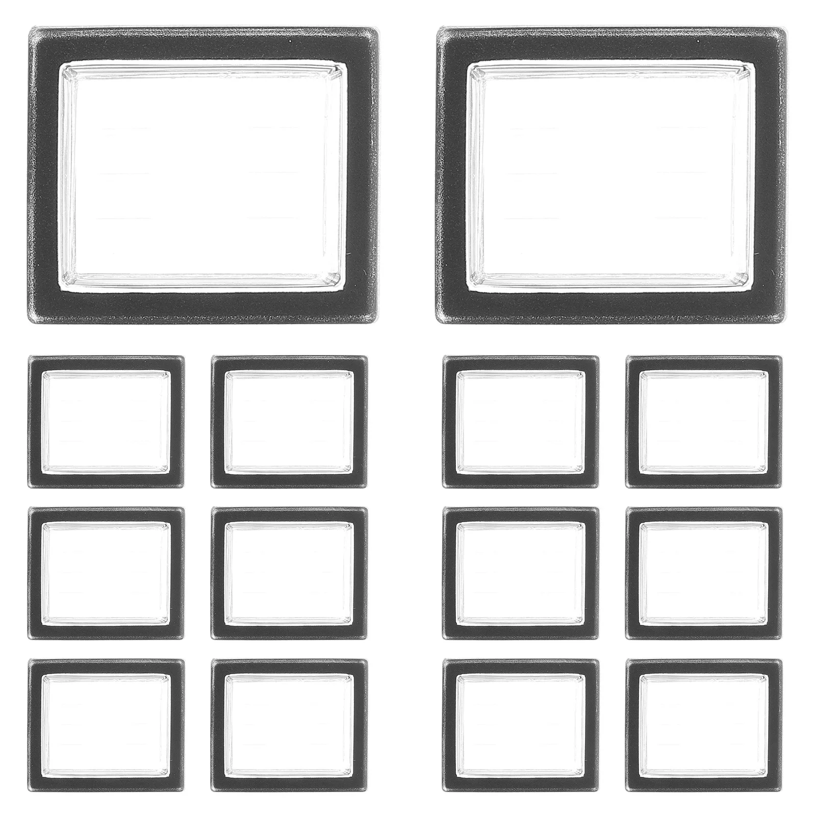 

15pcs Rocker Switch Cover Emergency Stop Button Guard Flame Retardant Waterproof Silicone Plastic Protective Cover For