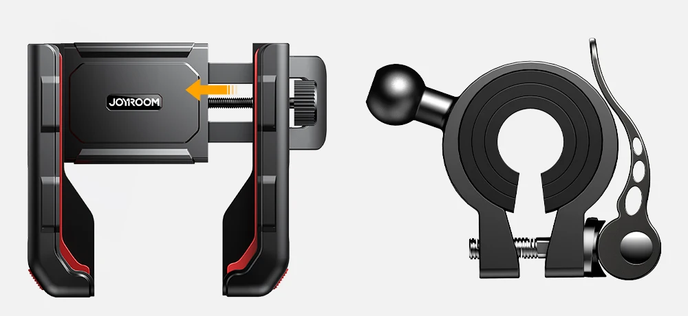 Joyroom Universal Motorrad Telefon Halter Halb Gehäuse Design Fahrrad Telefon Halterung Quick Lock Für iPhone 4,7 "-7" Telefone – Detail 7