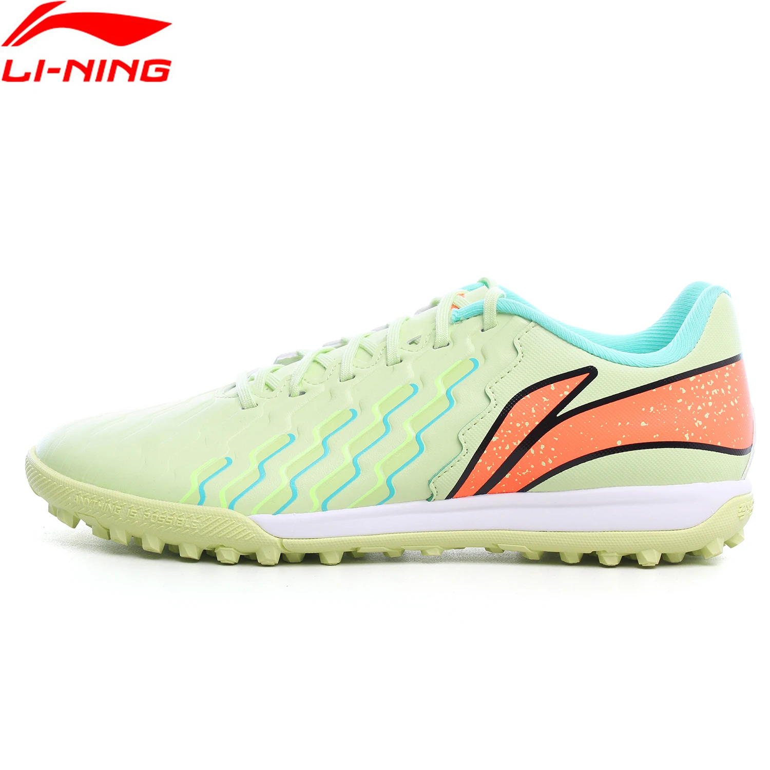 Li-Ning Men Soccer Shoes Cushion Sports Shoes Stable Support Anti-Slippery Wearable LiNing Comfortable Football Sneakers YSTU005