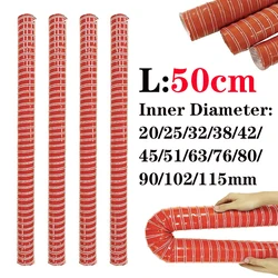 0.5m Universal Car Air Intake Ducting Pipe Flexible Air Vent Ventilation Hose Tube Hot Cold Cooling Transfer Extractor 20~115mm