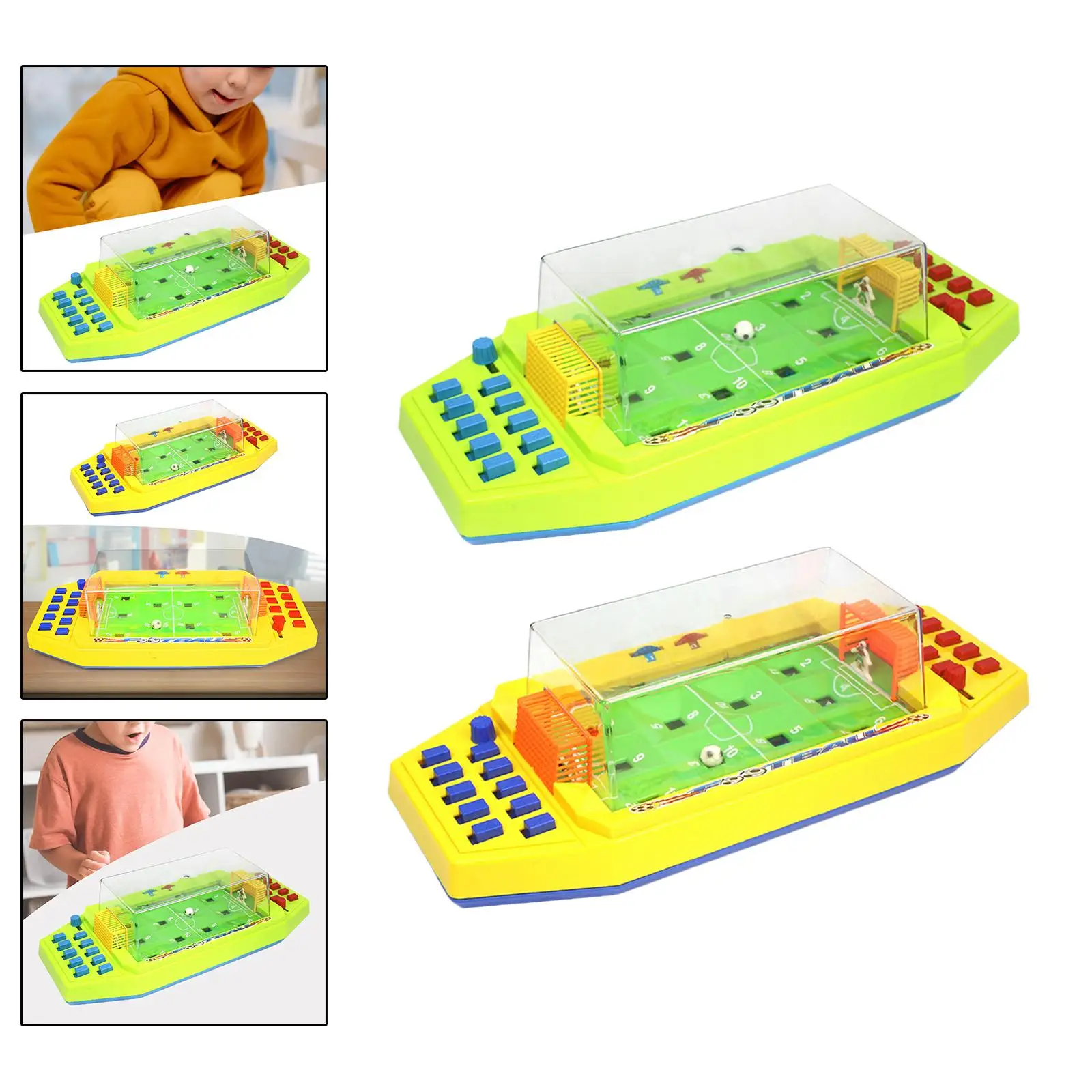 Soccer Tabletop Game Hand Eye Coordination Football Board Game Parties Family Game Kids Adults Two Players Entertainment