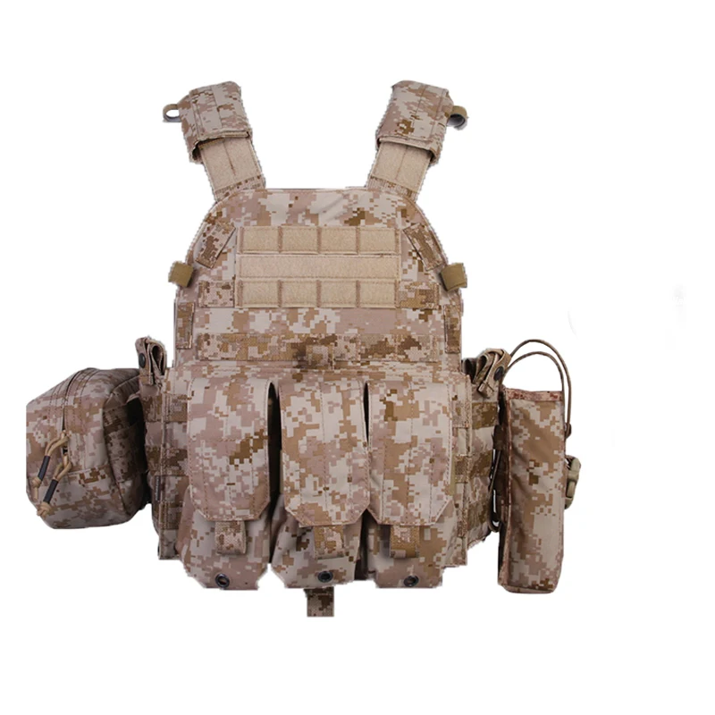 

Emersongear For LBT 6094A Plate Carrier W/ 3 Pouches Protective Gear Hunting Camping Tactical Vest 11.11 Sales
