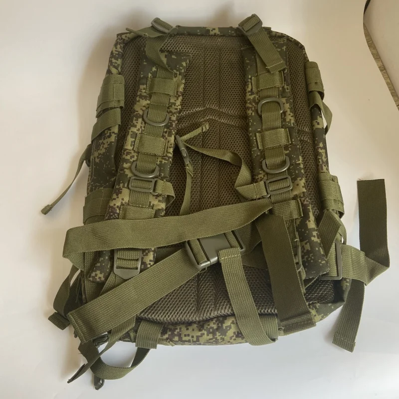 40L 3-in-1 Tactical Backpack Modular Assault Pack Russian EMR Digital Camo Large Capacity Militar Hiking Rucksack