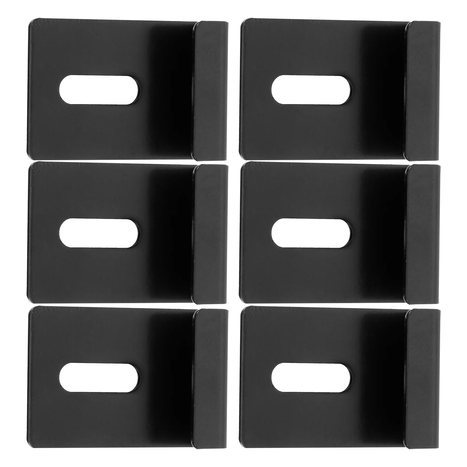 

6pcs Mirror Clamp Hardware Accessories Stainless Steel Heavy-duty Mounting Glass Clips Bracket Bathroom Dressing Room Furniture