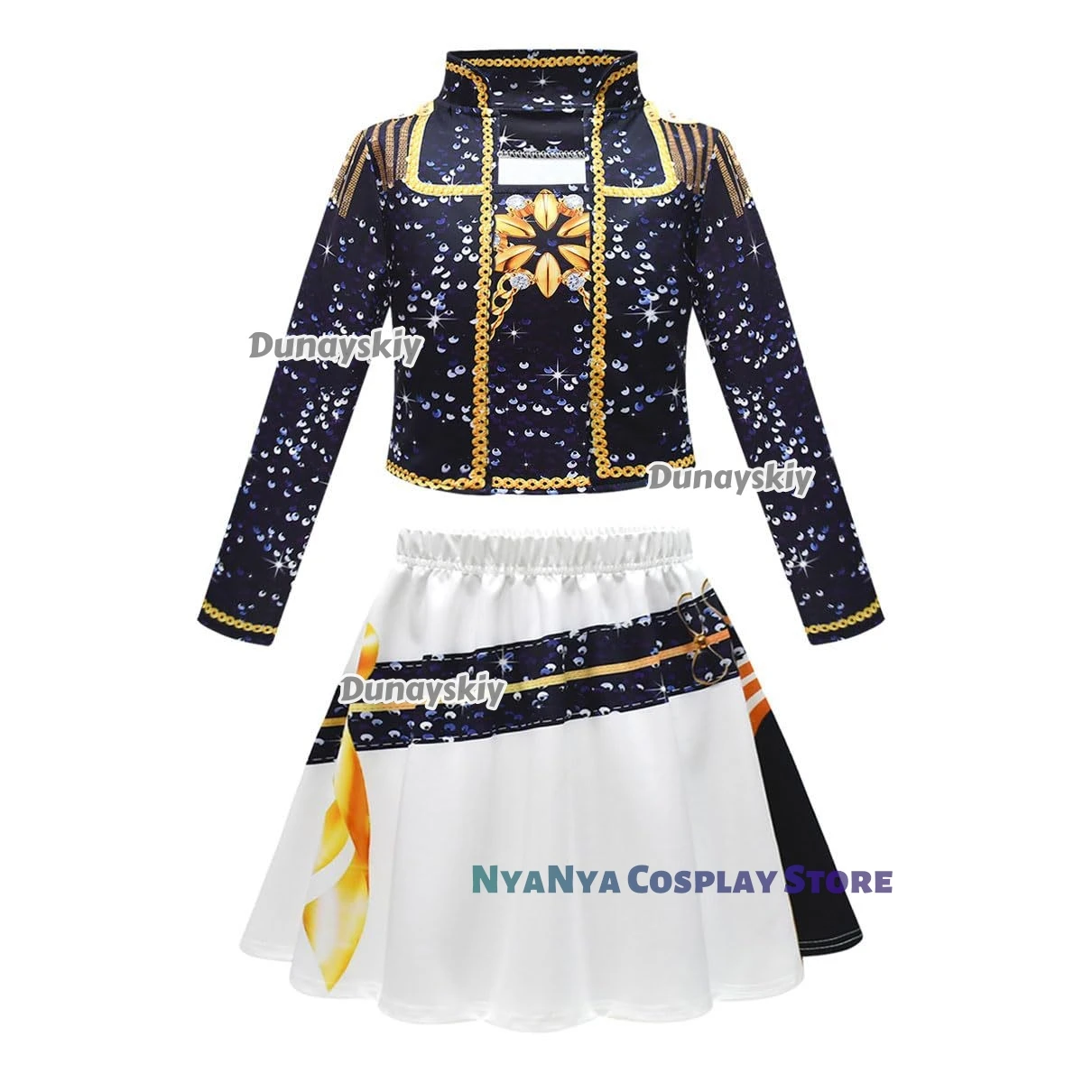 [Dunayskiy] Zoey Mira Rumi Kpop Dämonenjäger Cosplay Kostüm Huntrix Pop Idol 3D Gedruckt Kinder Mädchen Stil Kinder Bühnenauftritt