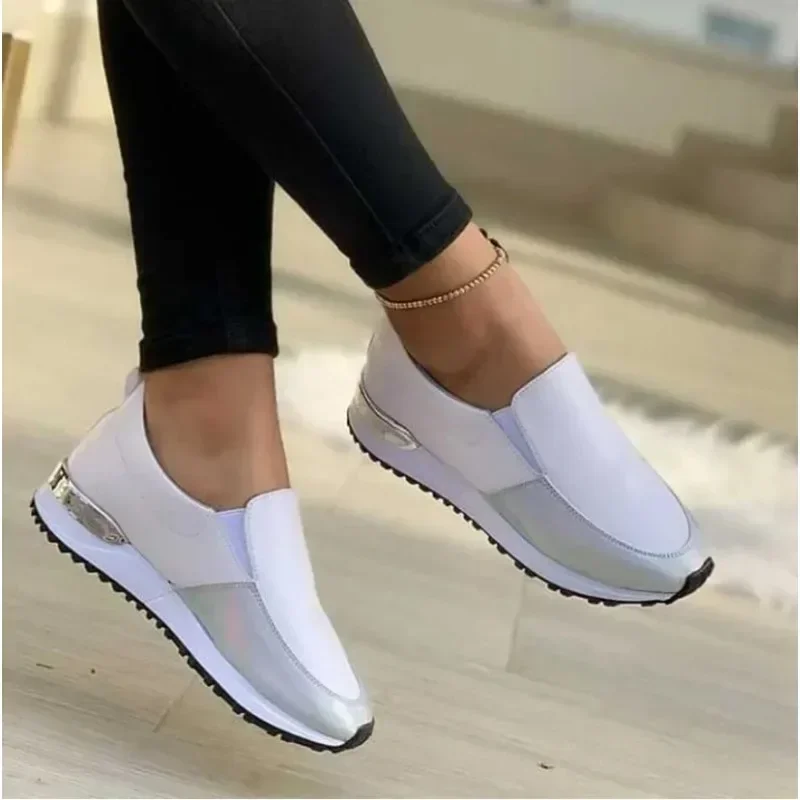 

2023 New Women Sneaker Slip on Flat Casual Shoes Platform Sport Women's Shoes Outdoor Runing Ladies Vulcanized Shoes Women Shoes