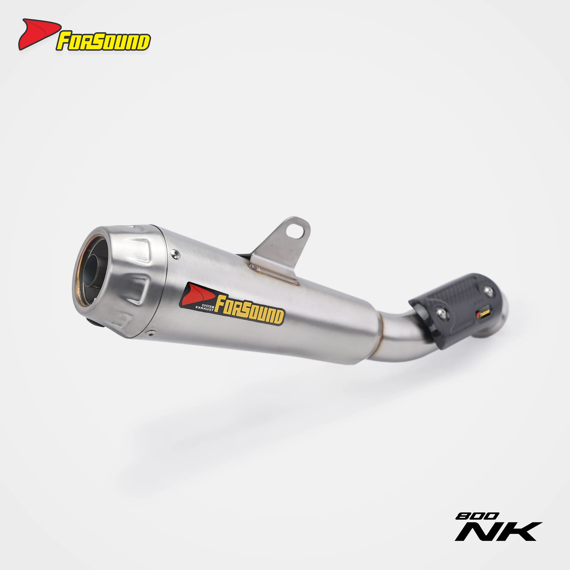 

Slip-On Exhaust Muffler For CFMOTO 800NK NK800 2023-2026 Removable DB Killer With Middle Link Pipe Motorcycle Escape System
