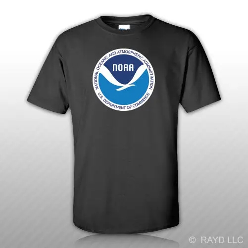 National Oceanic and Atmospheric Administration Logo T-Shirt Tee Shirt noaa   High Quality 100%Cotton Short Sleeve