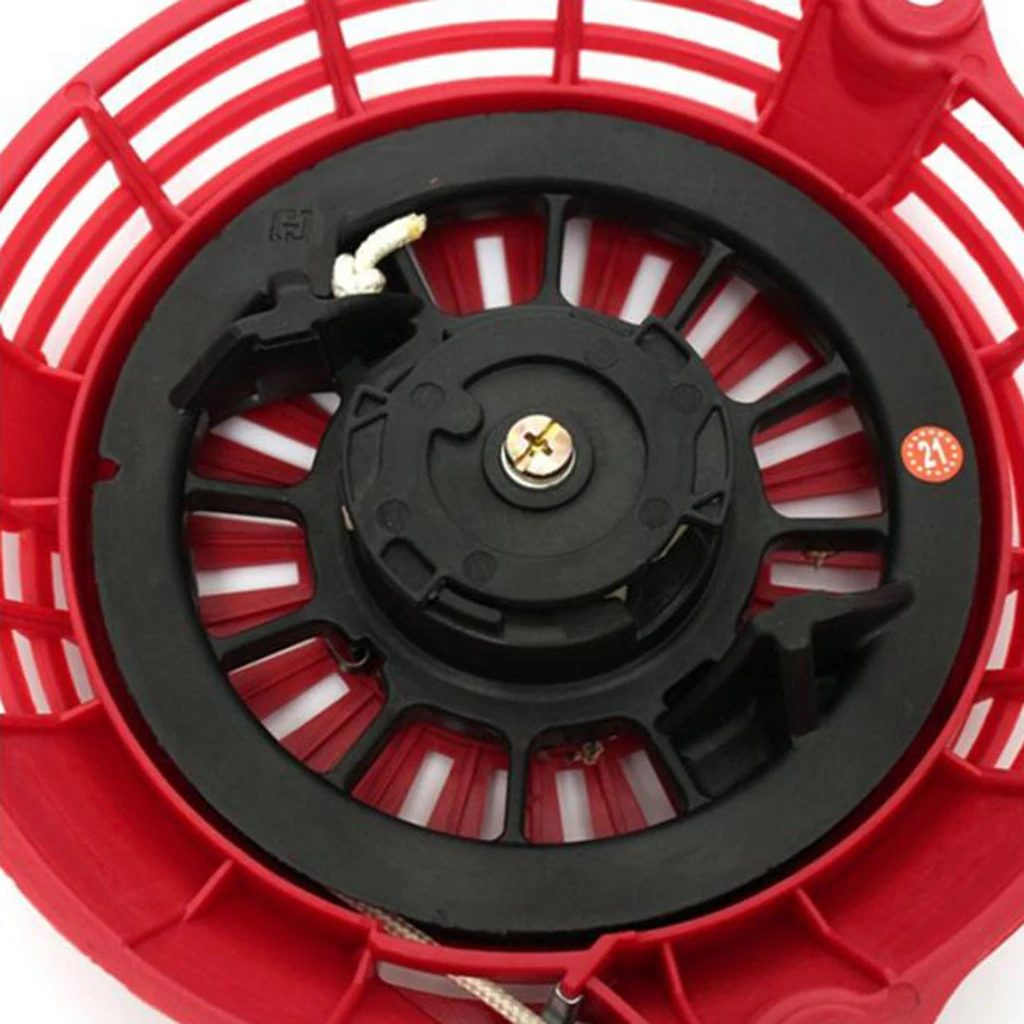 Recoil Pull Starter Assembly for Honda GC160 GC135 GCV135 EN2000 Generator 4 Through 5.5HP Horizontal Vertical Engine (Red) image 6