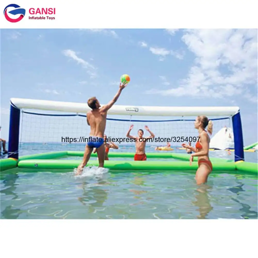 Water Inflatable Volleyball Play Inflatable Beach Volleyball Play Aqua Inflatable Volleyball Court