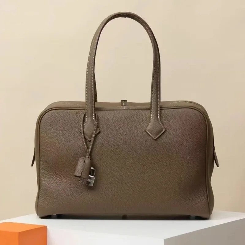 

Роскошная кожаная сумка через плечо ColrenKn Briti Sle с застежкой-молнией и мягкой ручкой для хранения вещей и повседневного использования