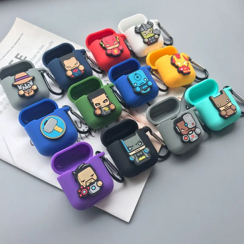 Disney-funda de silicona para auriculares inalámbricos, funda protectora con gancho para Apple Airpods 3 2 Pro, 2021