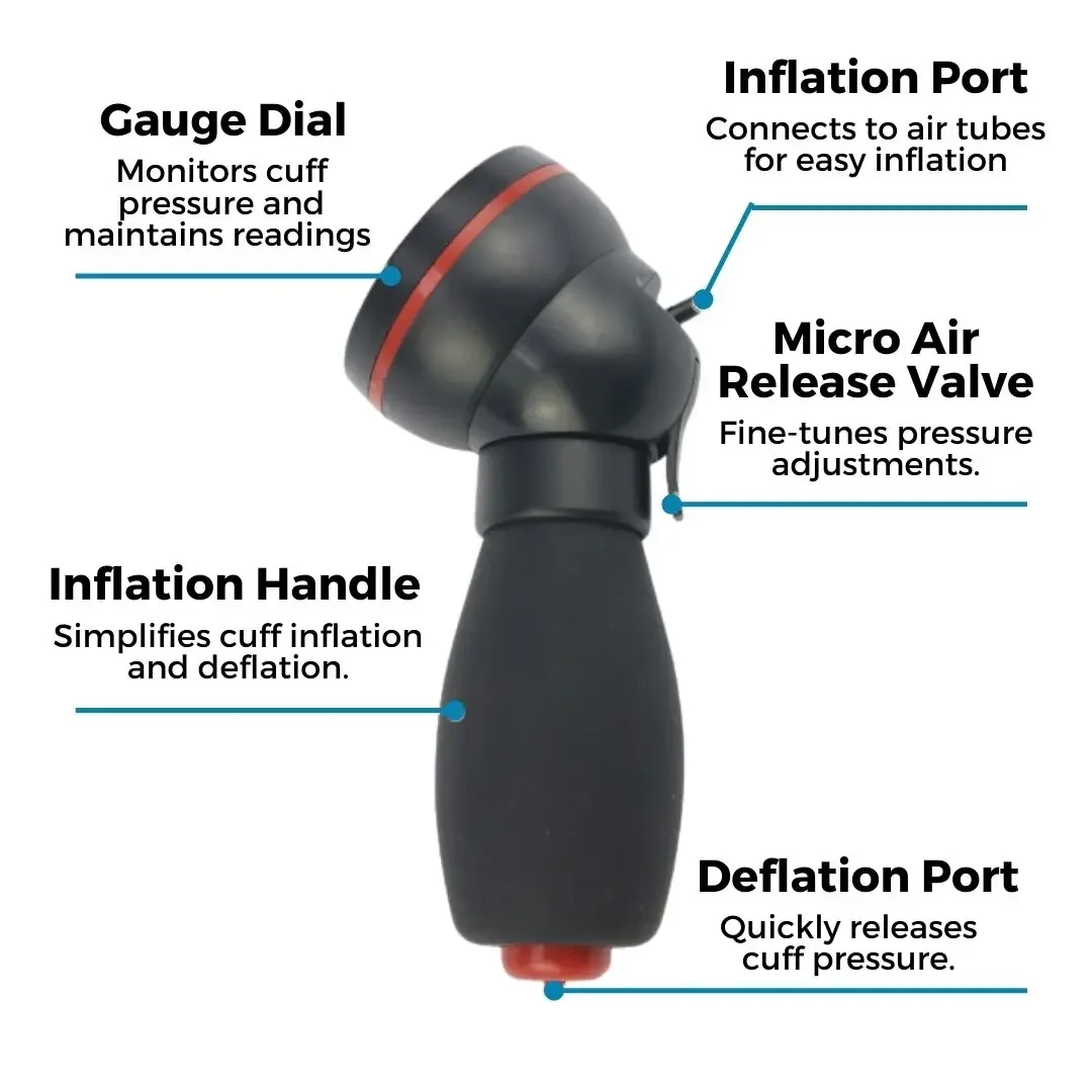 High Quality Endotracheal Tube Cuff Pressure Manometer Cuff Pressure Gauge Universal for Veterinary