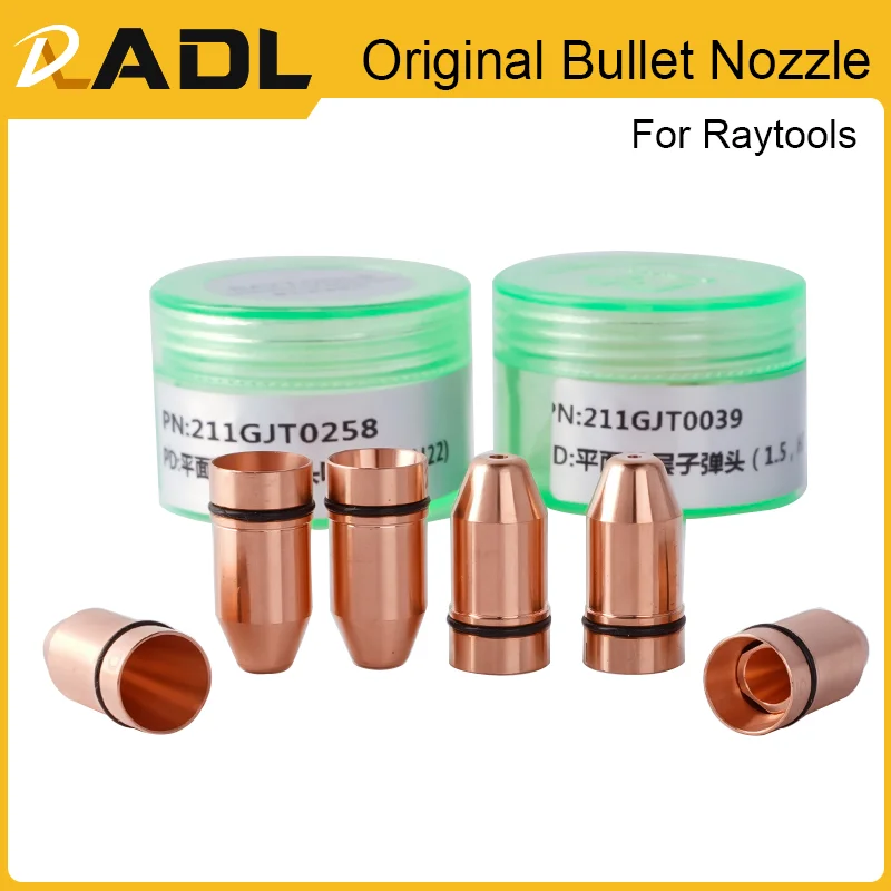 ADL Raytools Original Laser Nozzle Bullet Nozzle For Raytools BT210S LaserMech Fiber Laser Cutting Head Conusmables