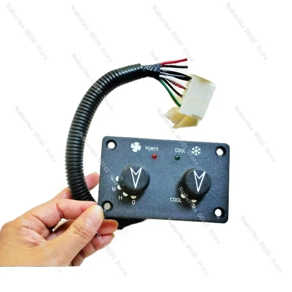 99%new forZhonglian crane air conditioner control panel switch GQT183-050 original accessories on the control room knob