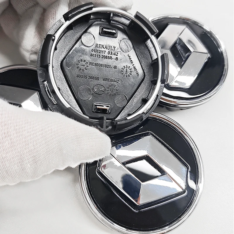 For Renault Megane 2 3 Clio 4 Trafic Captur Emblems Kangoo Zoe RS 4PCS 57mm Car Wheel Center Cap Logo Hub Badge Rims Cover view 5