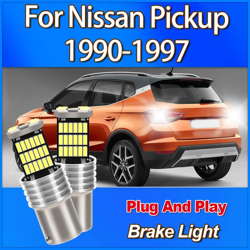 

Супер яркий стоп-сигнал 1157 BAY15D P21/5W, маленькие фонари, 12 В, чип CSP для Nissan Pickup 1990 1991 1992 1993 1994 1995 1996 1997