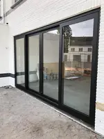 Customized Aluminum Alloy Sliding Doors Suitable for Courtyards Poolsides Schools Halls Villas Living Room Hotels Exterior Doors 2