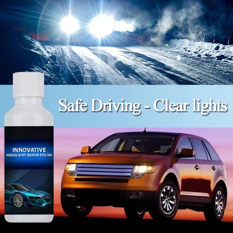 

20ml Car Headlight Repair Fluid Scratch Remove Refurbishment Coating Oxidation Repair Polishing Car Light Repair Agent Dropship