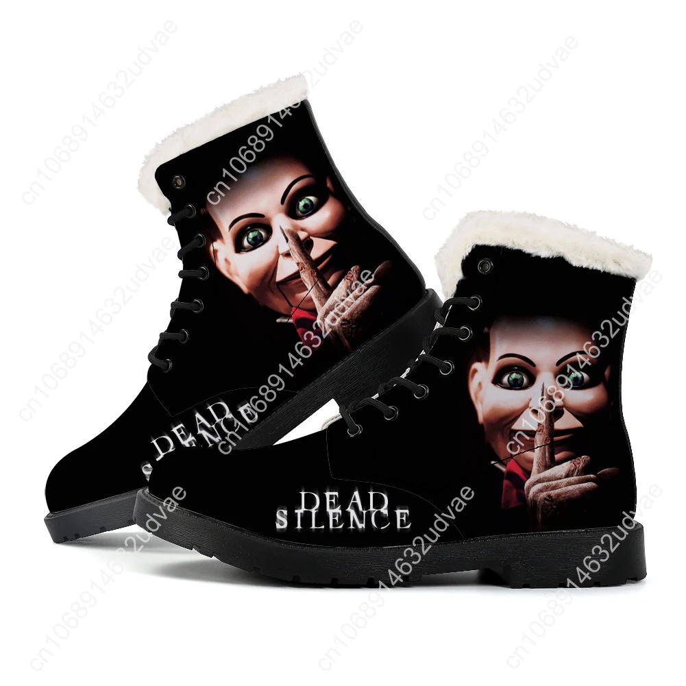 

Dead Silence Plush Boots Hot Movies Mens Womens Teenager Shoes Casual Boot Outdoor Light High Quality Print on Demand Custo Shoe