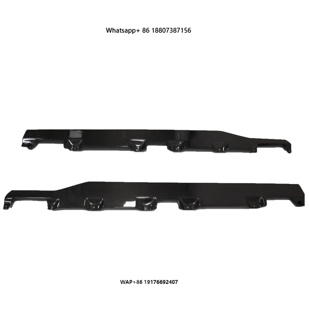 

RT Style Carbon Fiber Side Skirt Fits forAMG GT GTS Coupe Real Carbon Side Skirts Extension Lip