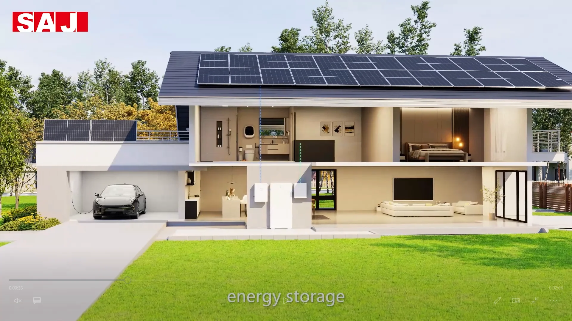 High Efficiency 5000W Hybrid Solar Inverter 240V IP65 LiFePO4 Battery 1 Phase 60Hz Output Frequency For Residential Use