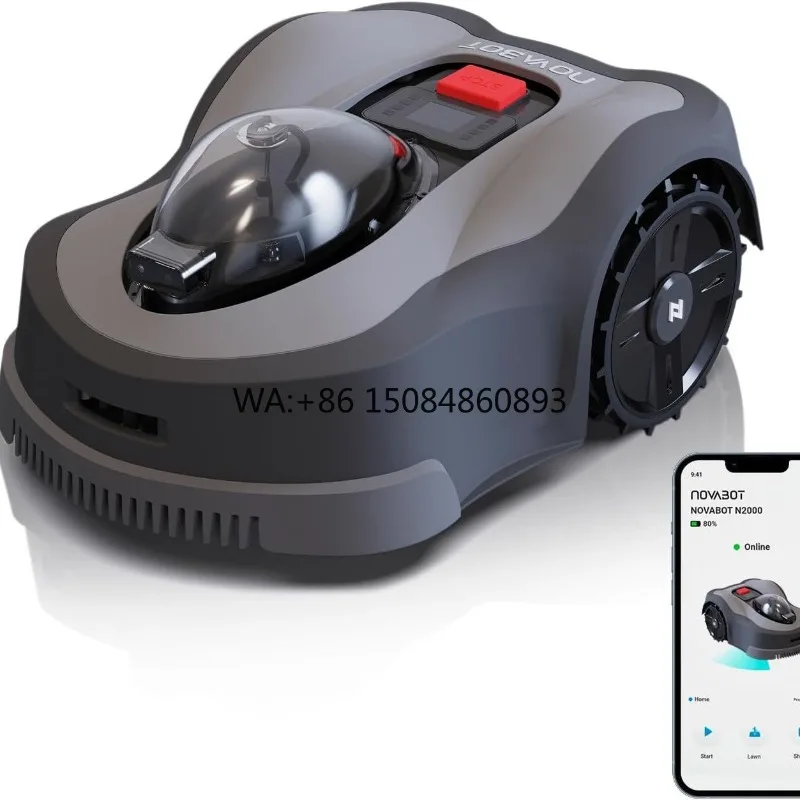 Fully Automatic Lawn Mower No Boundary Line 20RM High Efficiency Trimming AI Smart Sensor Retractable Design Fast Charging Robot