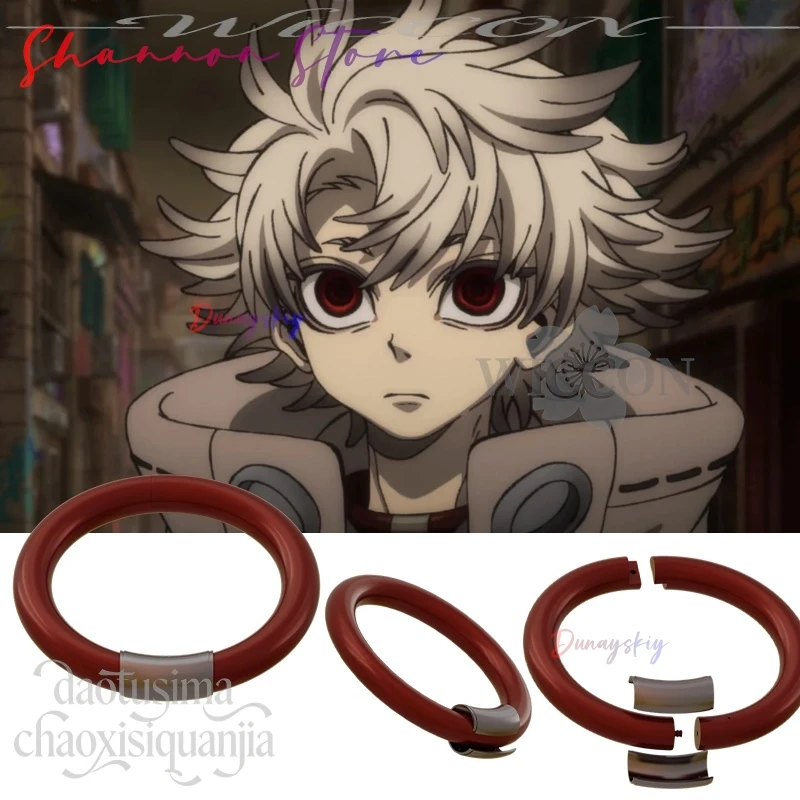 3D Polylactic Acid Necklace Choker Props Anime GACHIAKUTA 코스프레 Rudo Surebrec Accessories Manga Neck Ring Christmas Halloween