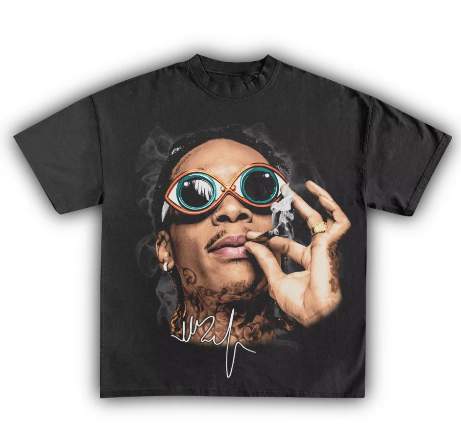 

WIZ KHALIFA OG GRAPHIC VINTAGE T-shirt Printed T-shirt Summer Luxury Brand Pure Cotton Men's and Women's T-shirts Short Sleeves