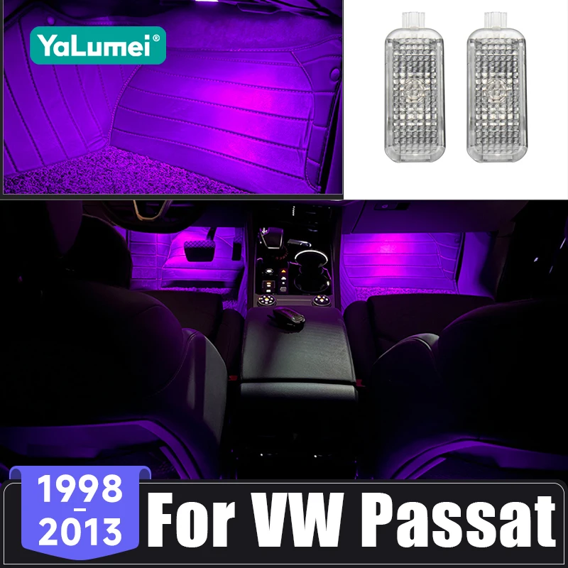 

For Volkswagen VW Passat B5 B6 1998-2010 2011 2012 CC 2009-2010 2011 2012 2013 LED Car Footwell Ambient Light Atmosphere Lamp