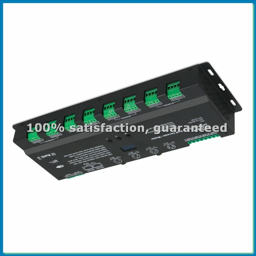 

12V-24V RGB LED Strip 24 CH DMX512&RDM Decoder/Master 5Ax 24CH DMX512 Decoder Controller PWM DMX512/RDM Signal Dimmer-BCBW