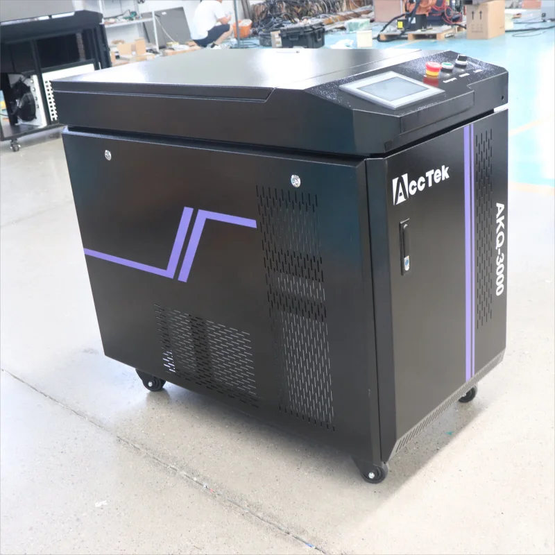 3000w laserowe urządzenie czyszczące 3000W CW ciągła laserowe urządzenie czyszczące usuwanie rdzy obrabiarka do metalu