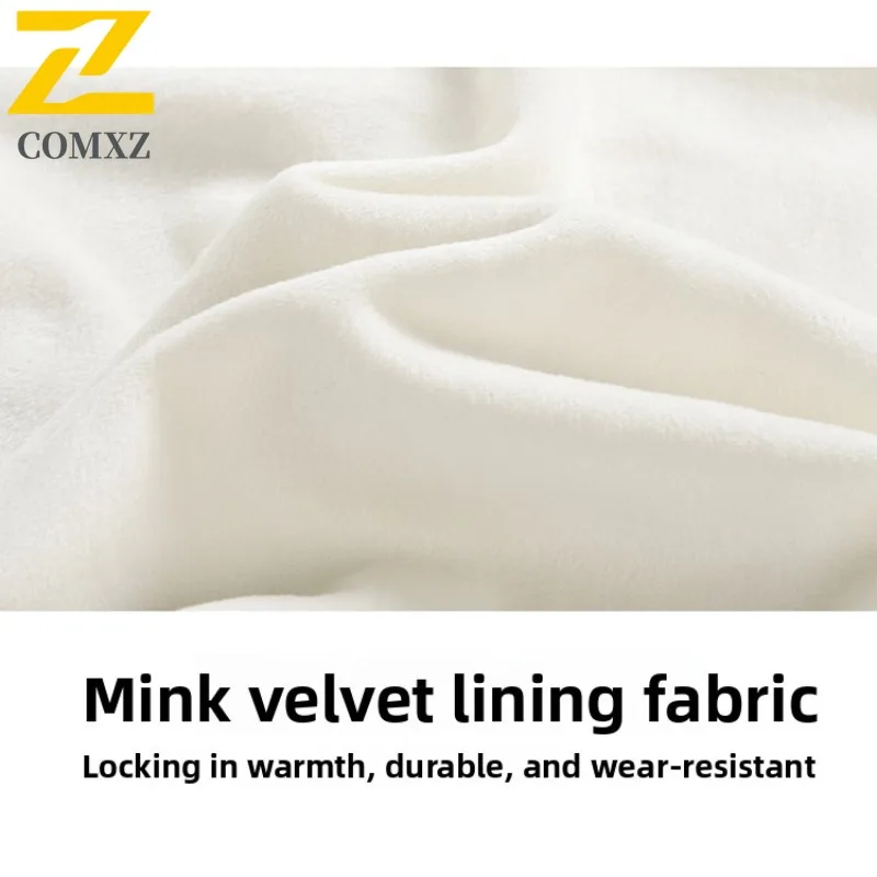 سترة رجالي COMXZ مميزة بقلنسوة لتسلق الجبال مقاومة للرياح معاطف دافئة للدراجات النارية 2025 سترة واقية جديدة للخريف على الطراز اليومي #6