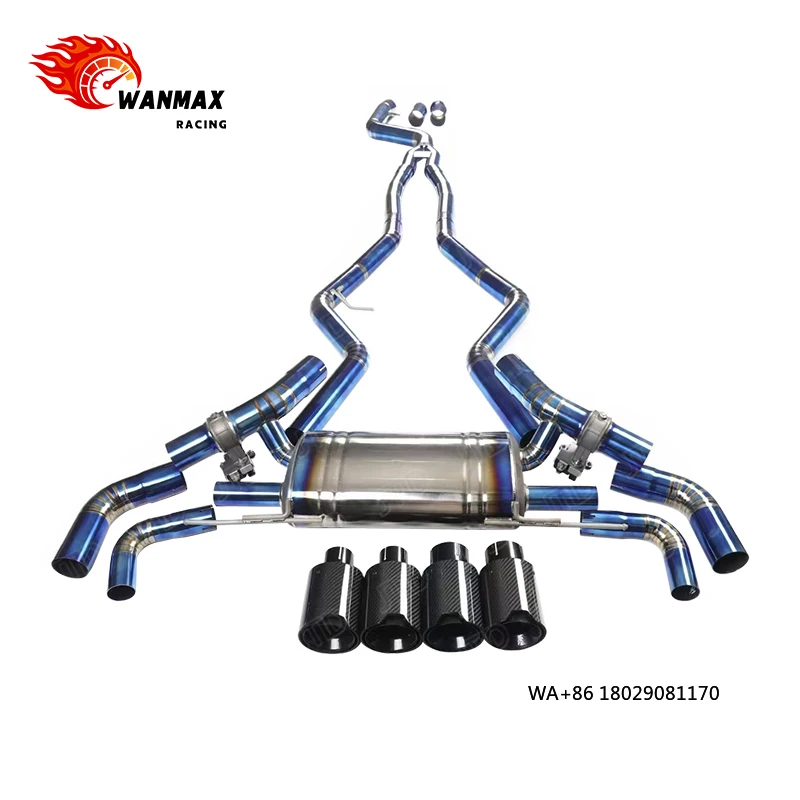 

Высокопроизводительная титановая выхлопная система Catback для BMW M340i M440i G20 G22 G26 (2019+) с клапанной системой Valvetronic