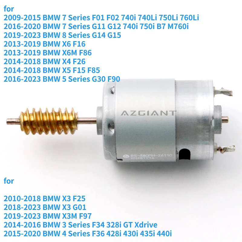 

Azgiant Trunk Lock Actuator Latch Release Lock motor for BMW X3 X4 X5 X6 X3M X6M 3/4/5/7/8 Series F01 F02 F34 F36