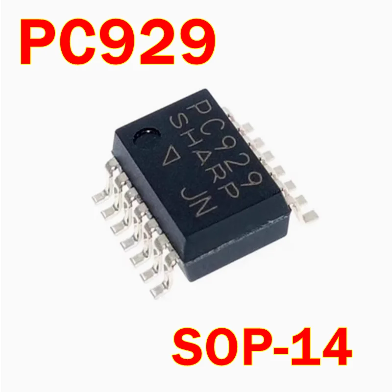 

PC929 SOP-14 New and Original Shortcircuit Protector Circuit Built-in Photocoupler Suitable for Inverter-Driving MOS-FET/IGBT