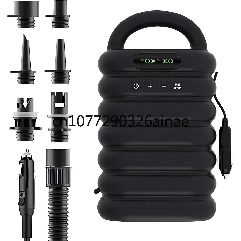 

20PSI High Pressure Electric SUP Air Pump Dual Stage Inflate Function Paddle Board Pump for Inflatables Boats